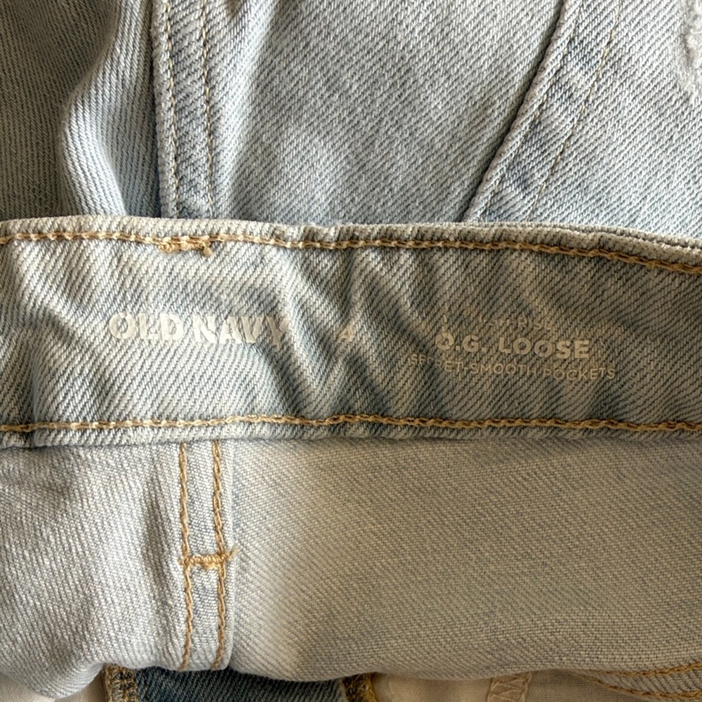 Old Navy OG loose Light Indigo Jeans / 4 - Picture 5 of 7